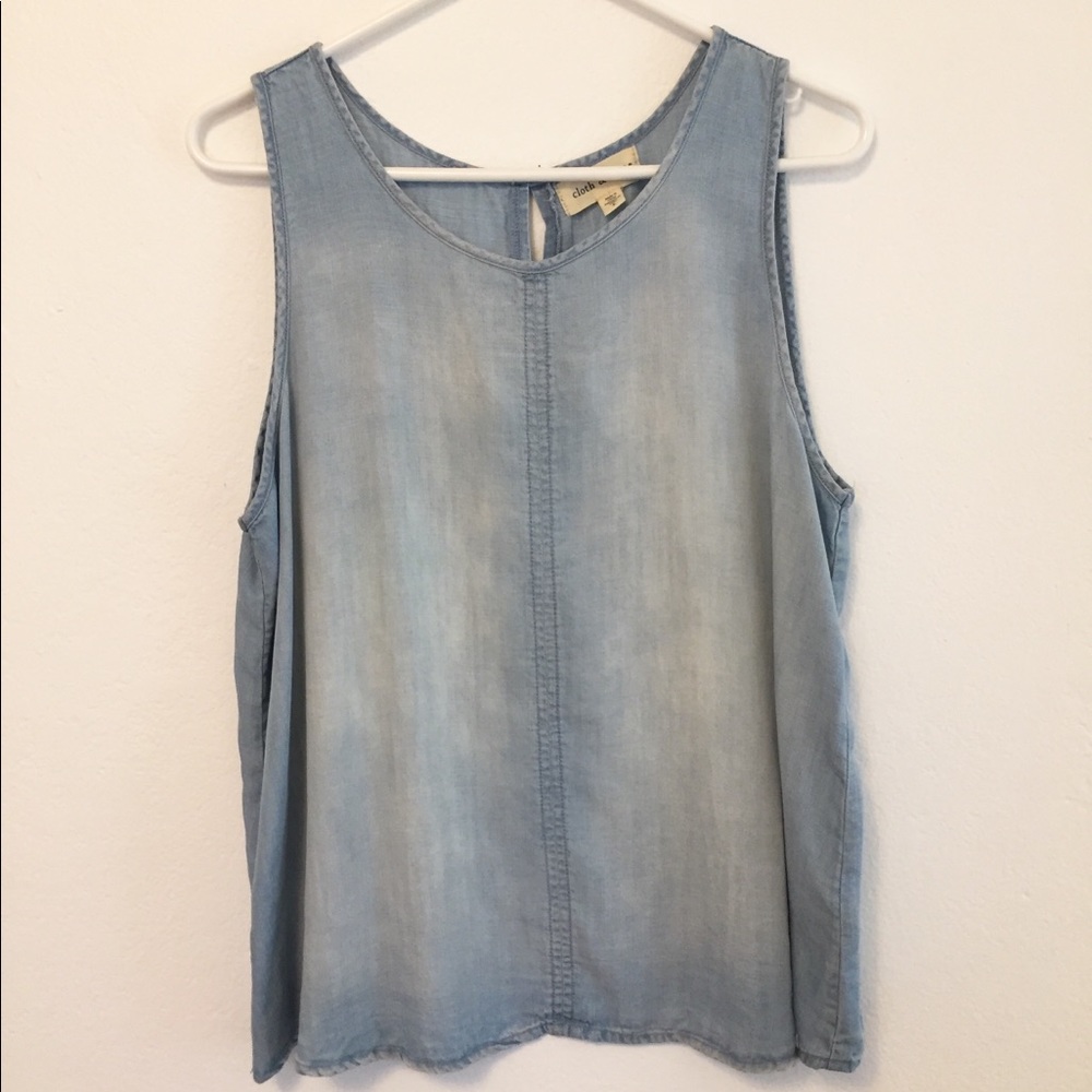 Anthropologie denim tank